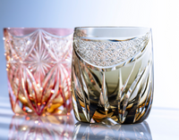 Whiskey Glass, Edo Kiriko Kasaneirome