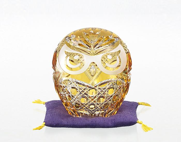 Edo Kiriko Fortune Owl